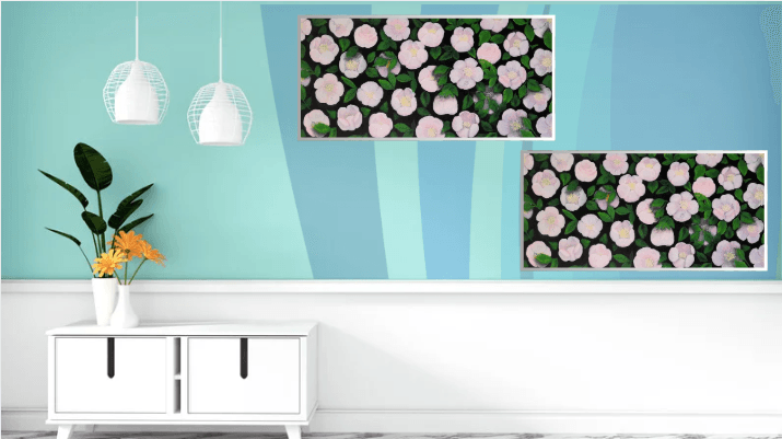 Dipinti con fiori bianchi - immagine 3